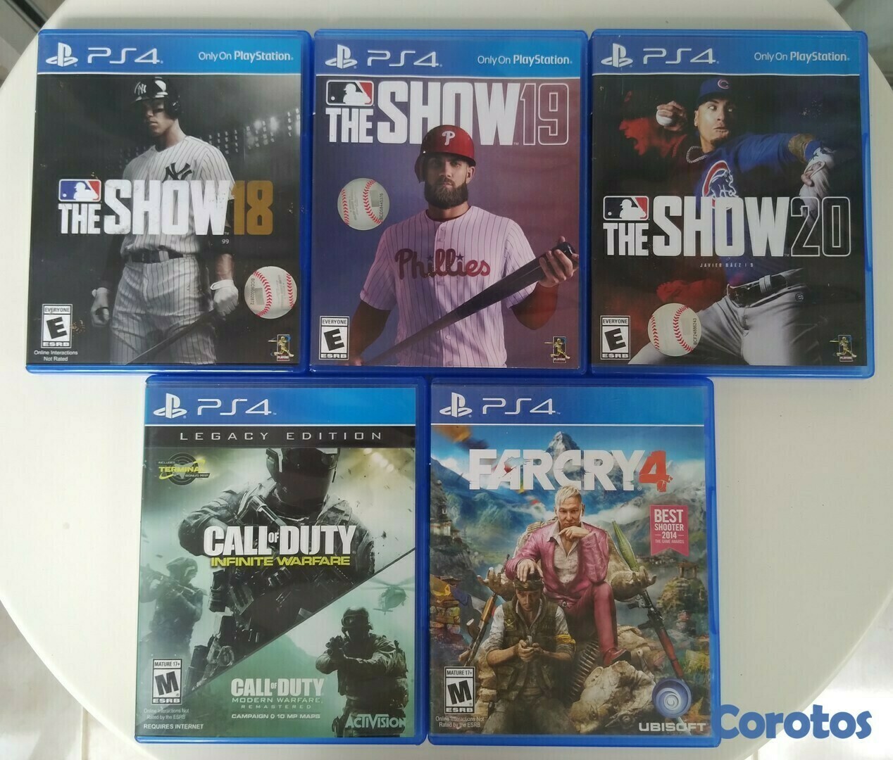 consolas y videojuegos - Paquete de 5 video juegos