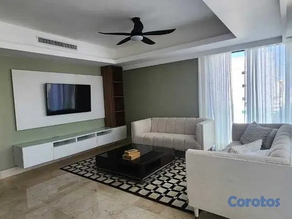 apartamentos - Apartamento en Alquiler en Piantini Amueblado de T 7
