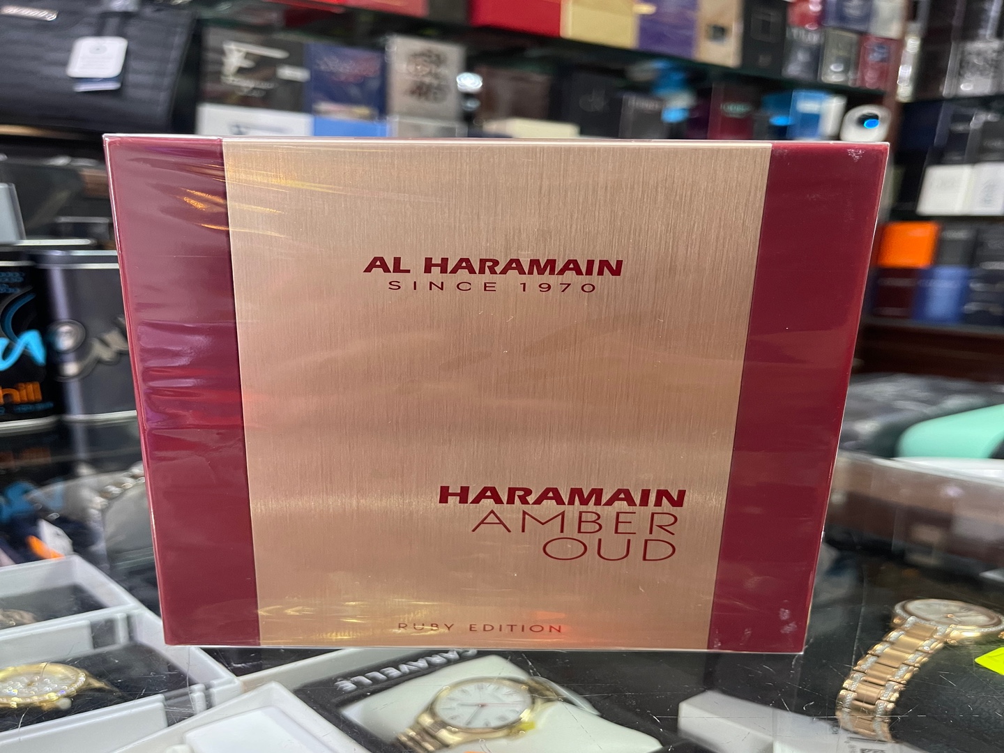 salud y belleza - Perfume Al Haramain Amber Oud “Ruby Edition” 60mL - AL POR MAYOR Y AL DETALLE