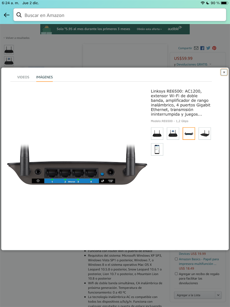 accesorios para electronica - Vendo router para navegar a alta velocidad marca Linksy 1