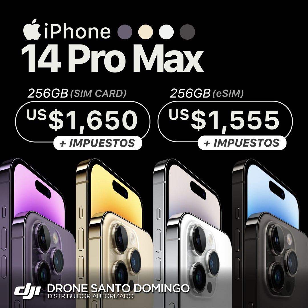 celulares y tabletas - 📲IPHONE 14 PRO MAX 256GB (SIM CARD) (eSIM)📲