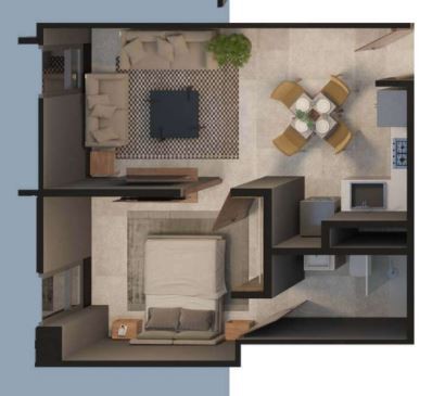 apartamentos - Proyecto  de apartamentos en Venta en NACO. 1 y 2 habitaciones. 0