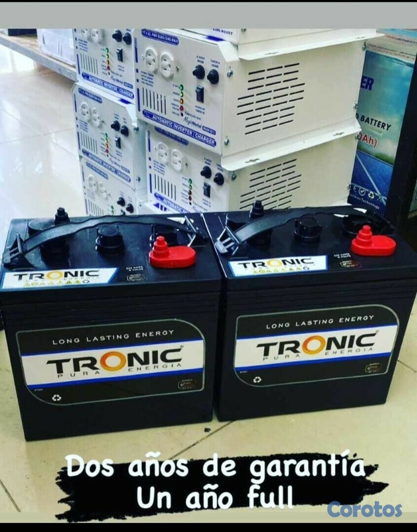 plantas e inversores - Baterias Tronic