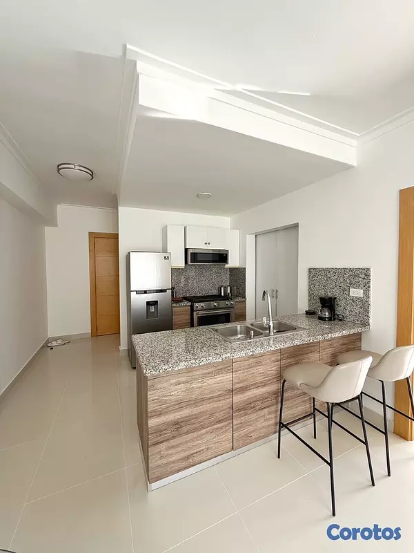 apartamentos - Alquilo elegante apartamento Amueblado en Piantini 9