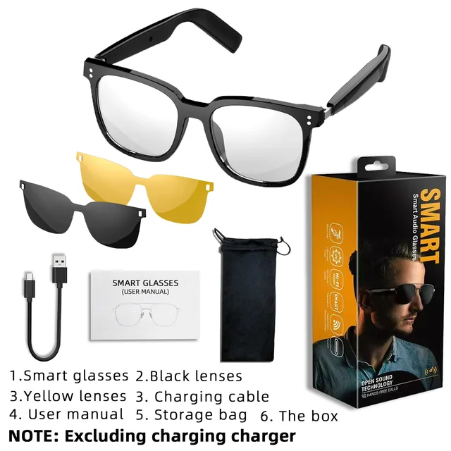 otros electronicos - gafas multifuncionales inteligentes inalámbricas 