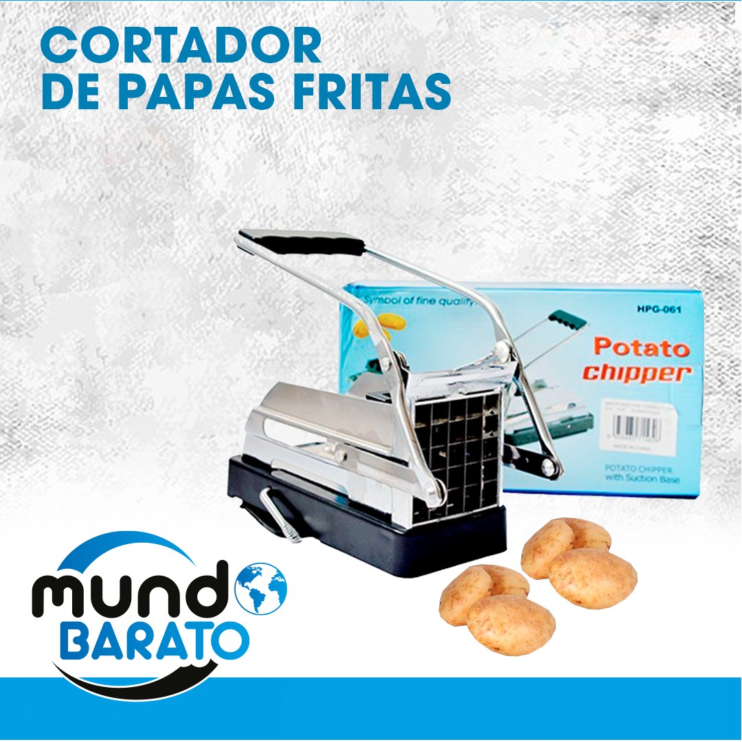cocina - Maquina Cortadora De Papas Fritas Y Vegetales. Pela papas HIERRO FUERTE DURADERO 0