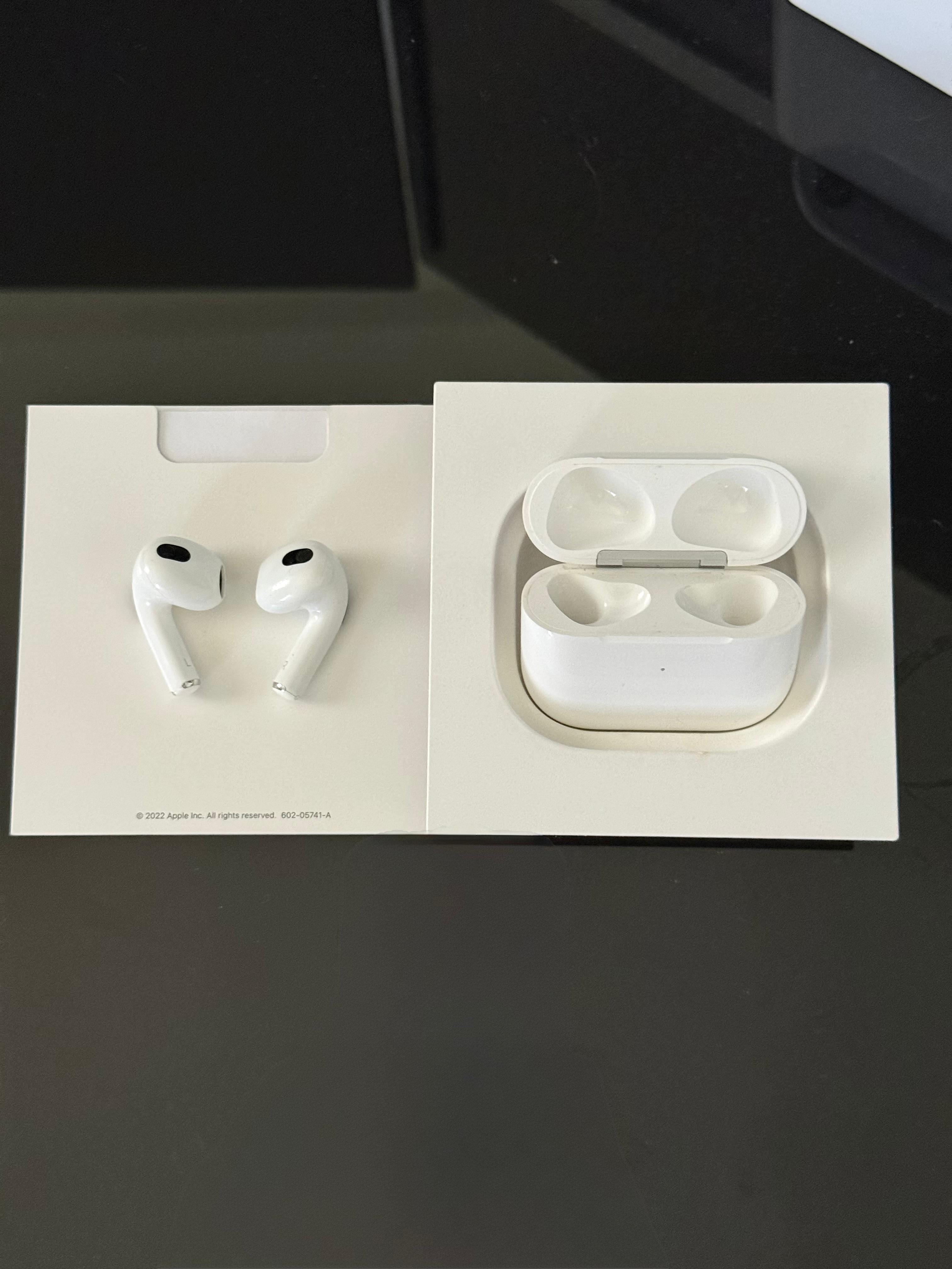 accesorios para electronica - AirPods 3ra Generación Originales Apple Excelente 0