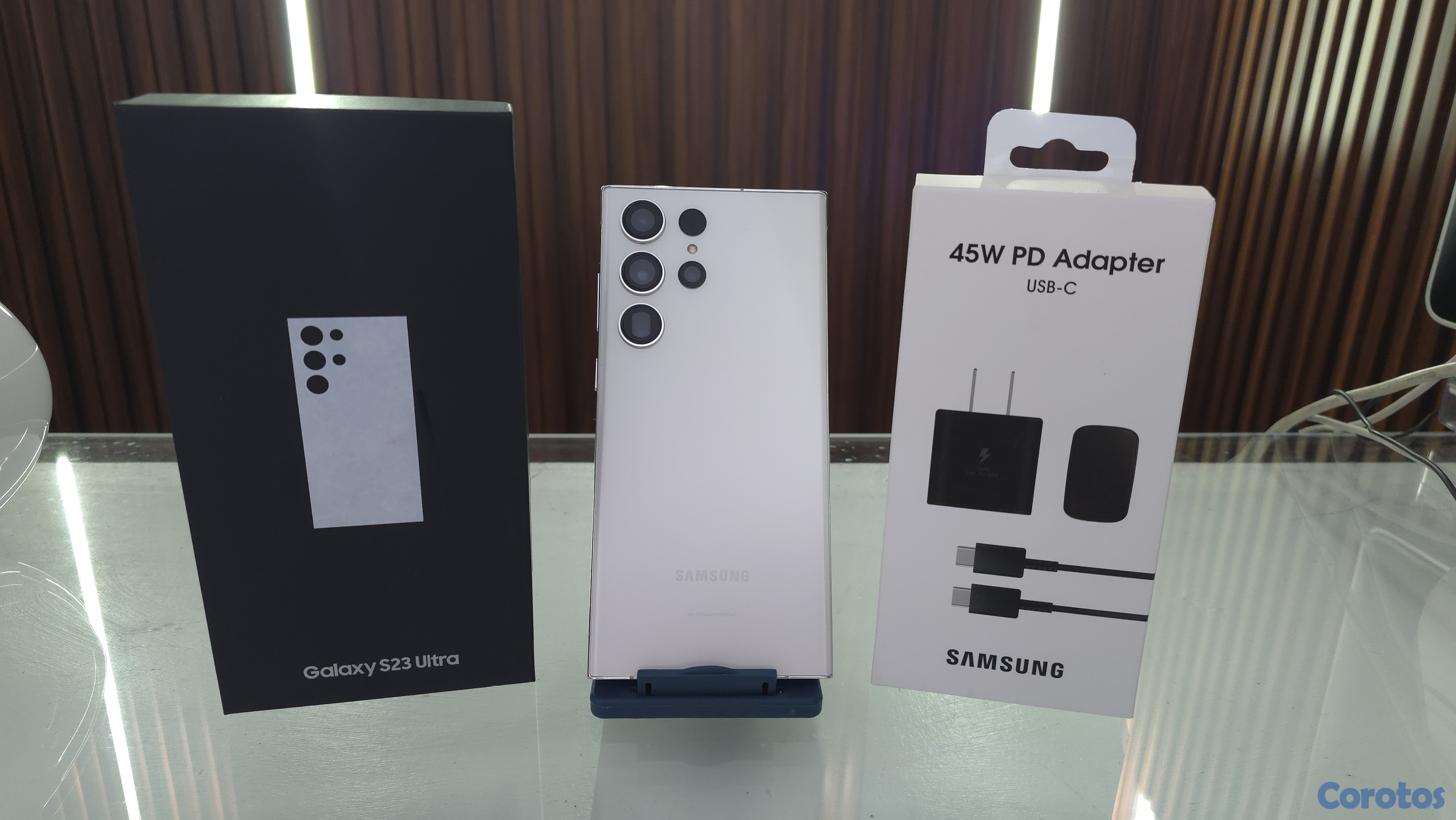 celulares y tabletas - Samsung Galaxy S23 Ultra 256GB Blanco en su caja 2