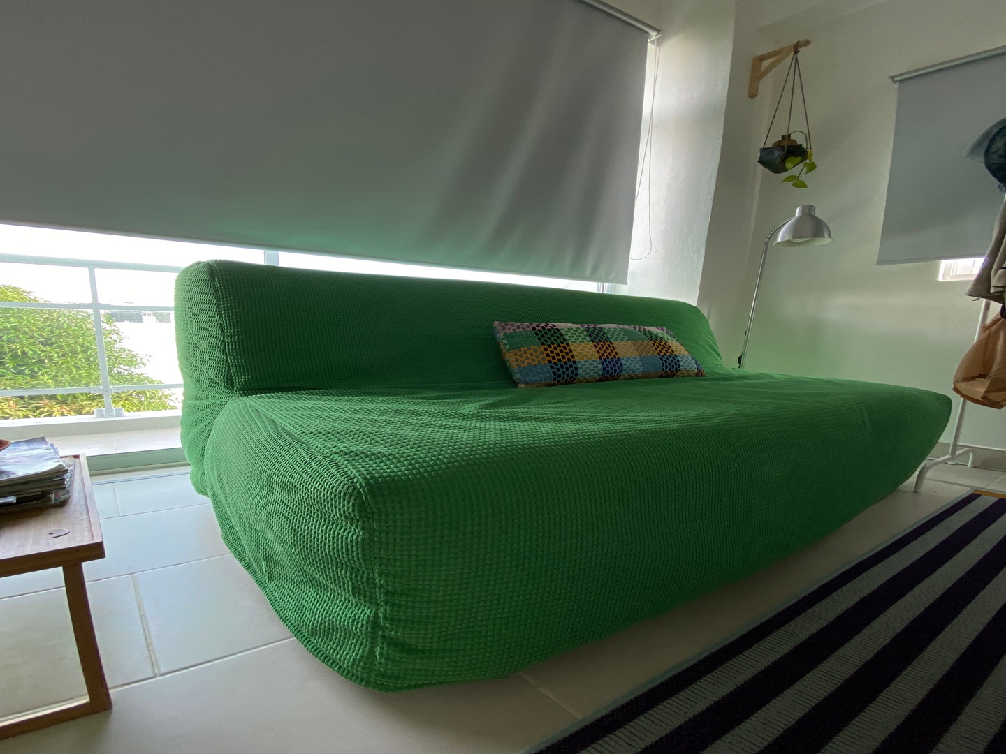 muebles y colchones - IKEA Sofa-cama color Verde. Como nuevo 10/10 4