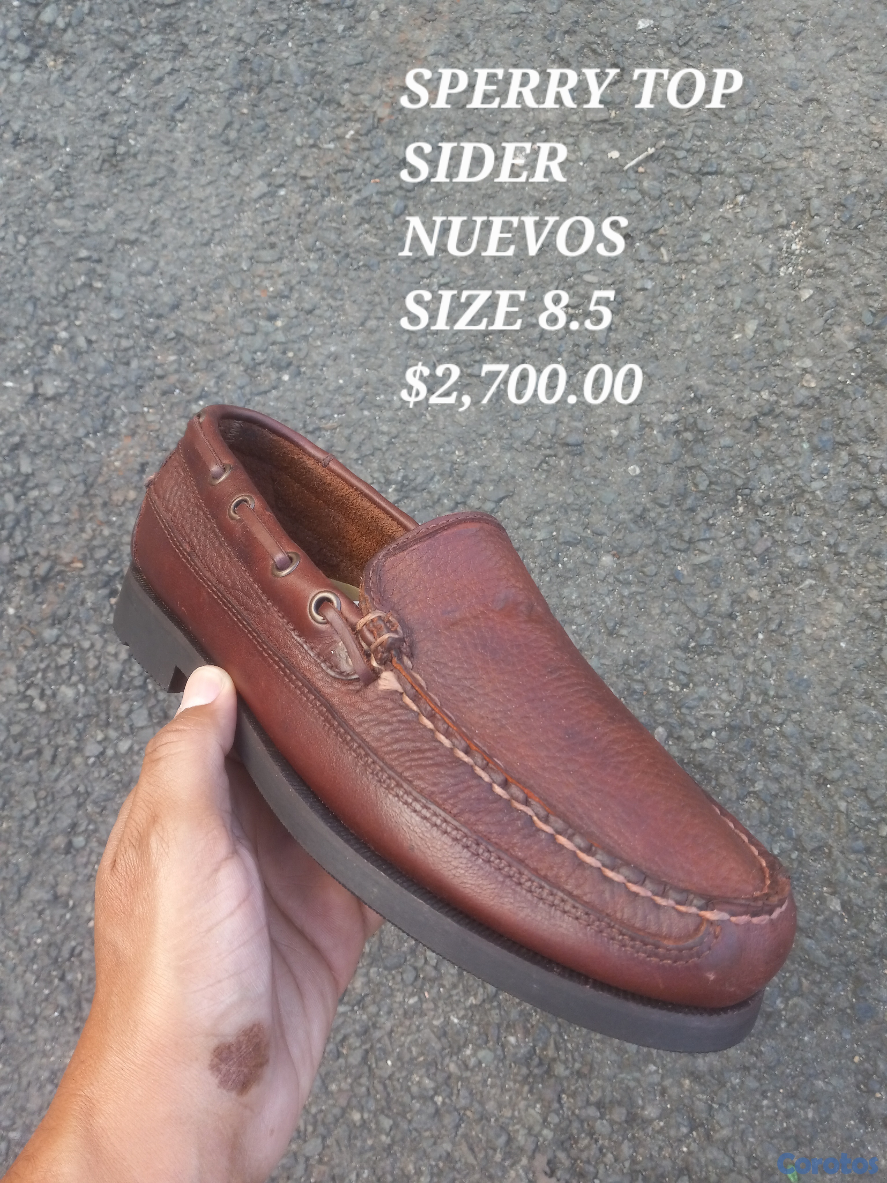 zapatos para hombre - Mocasines Sperry top sider , nuevos, size 8.5 4