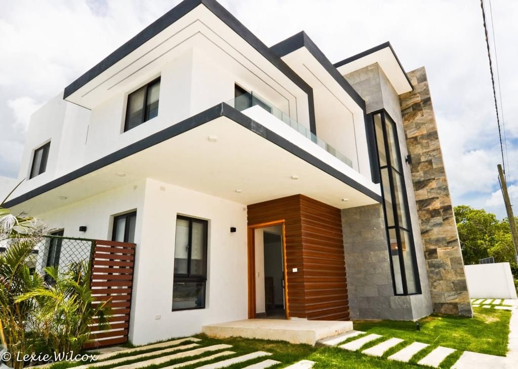 casas - Venta de Villa en punta cana con piscina zona turística República Dominicana  5