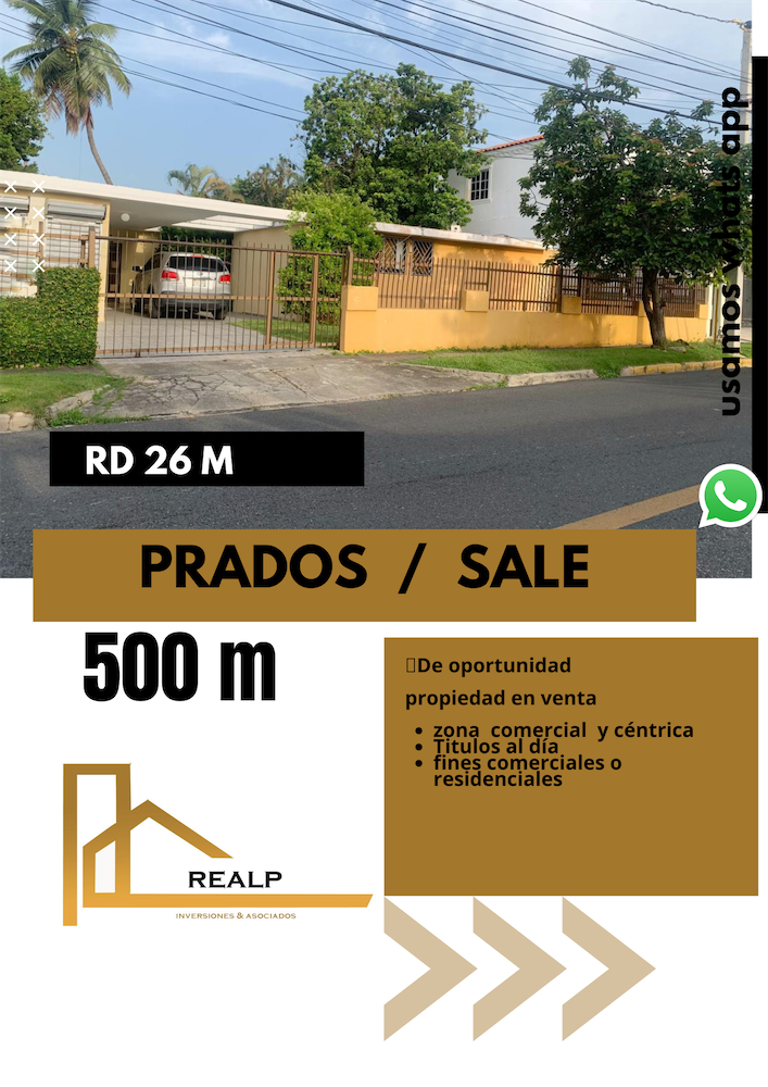 casas - Propiedad en venta prados