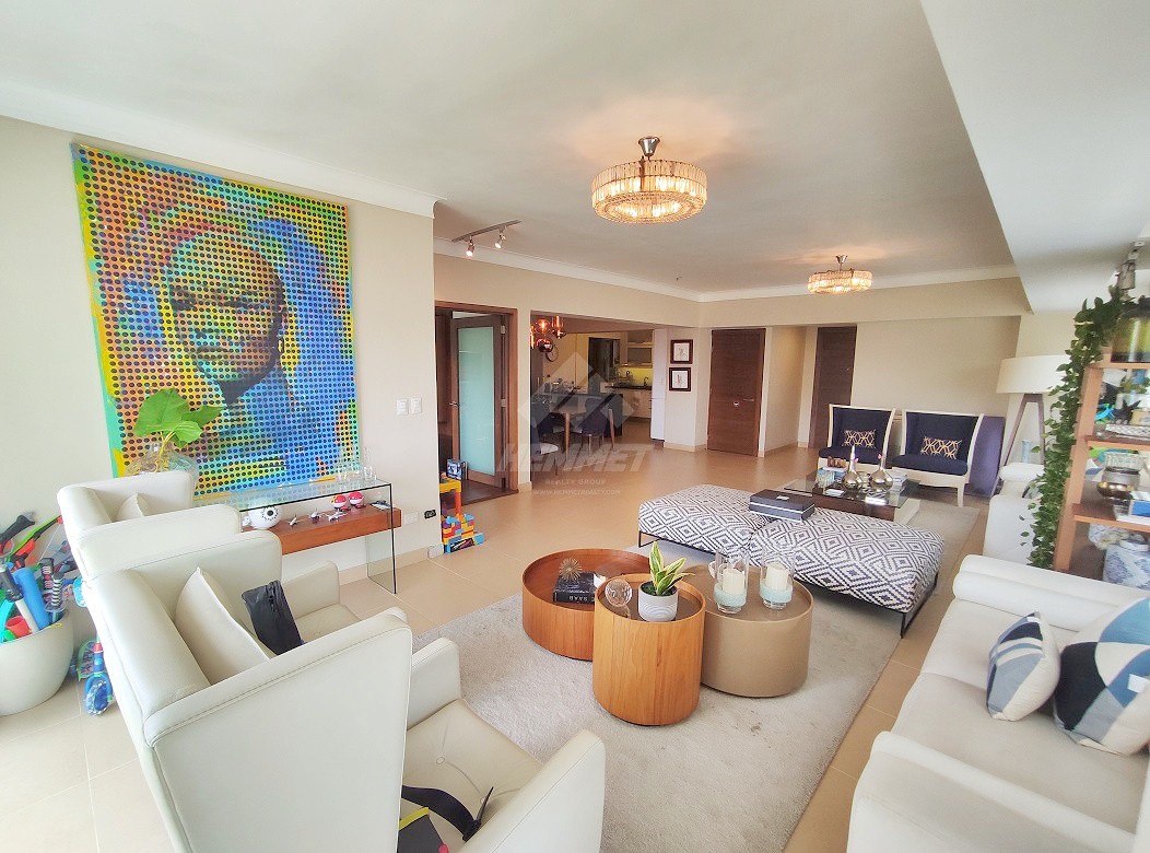 apartamentos - TORRE 225MTS2 CON 2 HABITACIONES MAS FAMILY ROOM AL ESMERALDA SANTIAGO  9