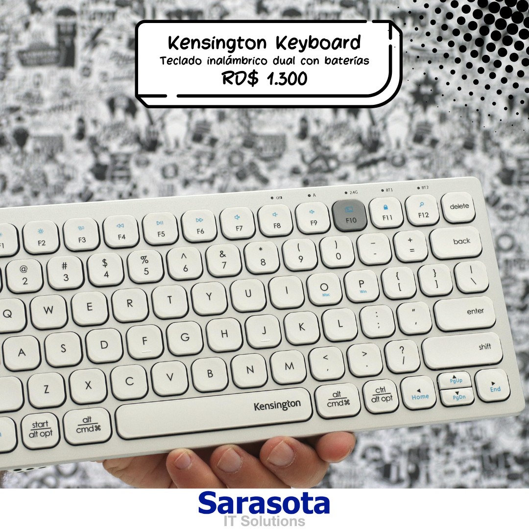 accesorios para electronica - Kensington teclado inalámbrico dual con baterías 1