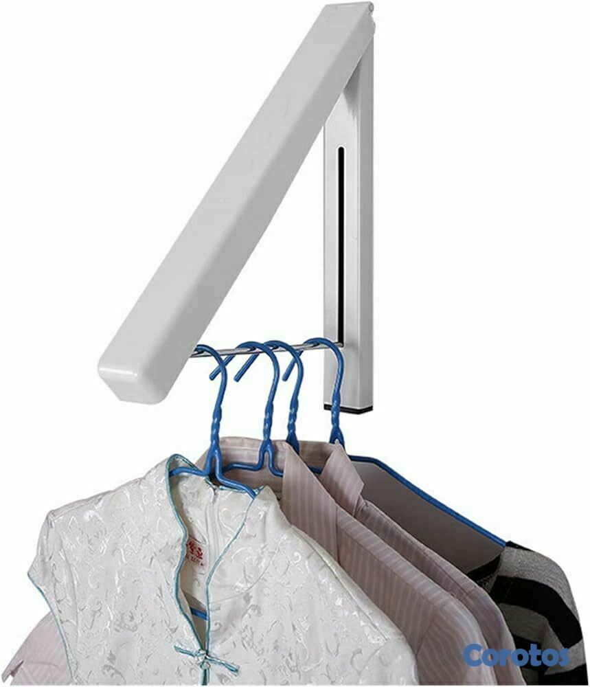 decoración y accesorios - TENDEDERO PERCHERO RETRACTIL IDEAL PARA ROPA  2