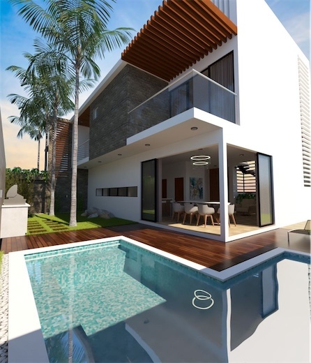casas vacacionales y villas - Ventas de villas en downtown punta cana con 292mts 1