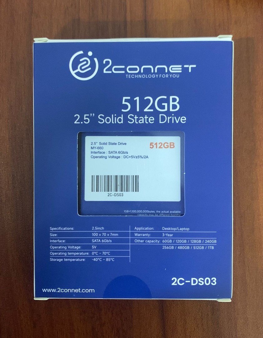 accesorios para electronica - Disco duro SSD 512GB 2.5" SATA 6GB/s 3