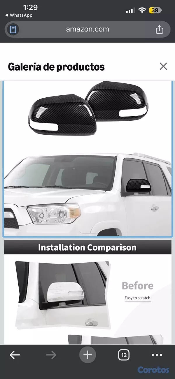 repuestos - Bumper completo con pantallas y Fog Light  2012 y  3