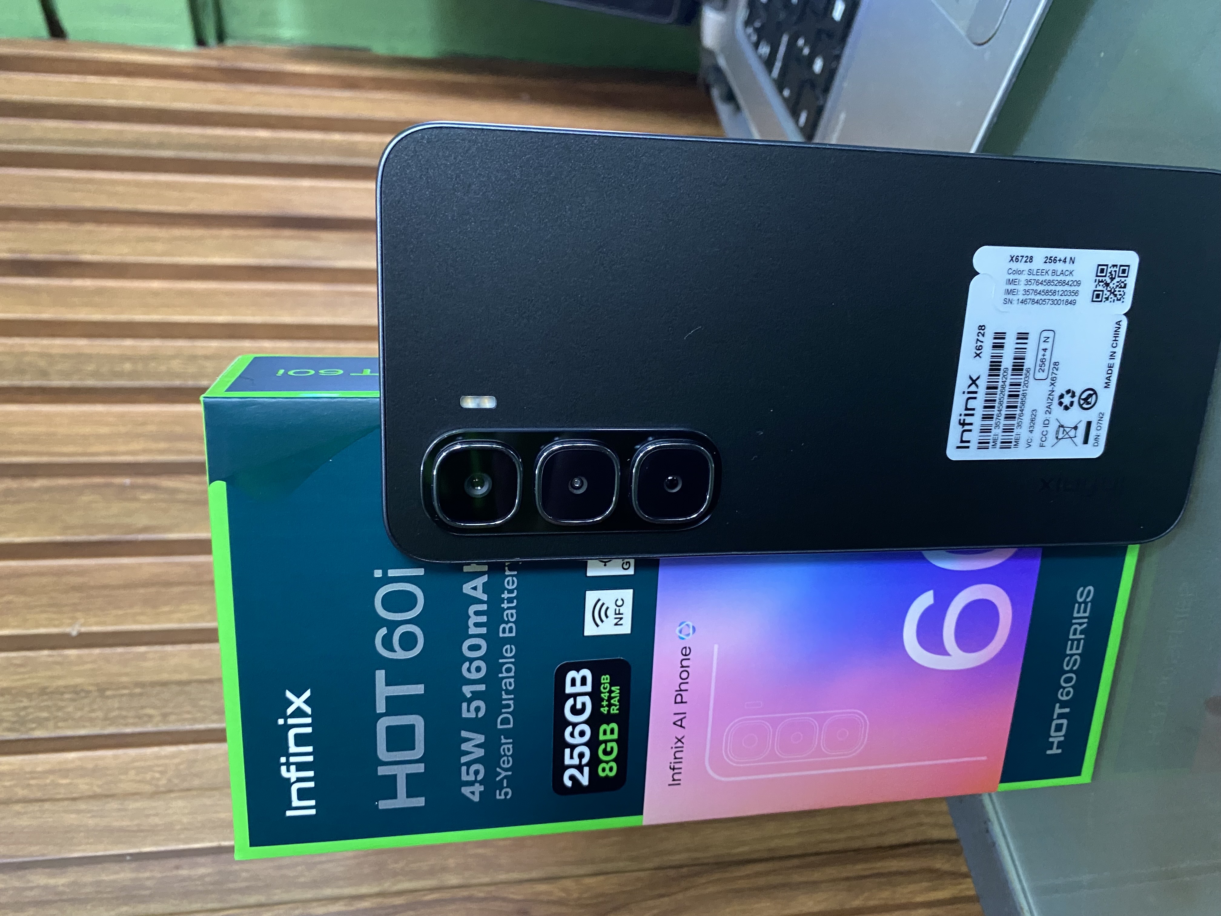 celulares y tabletas - Infinix Hot 🥵 60i 256GB 1