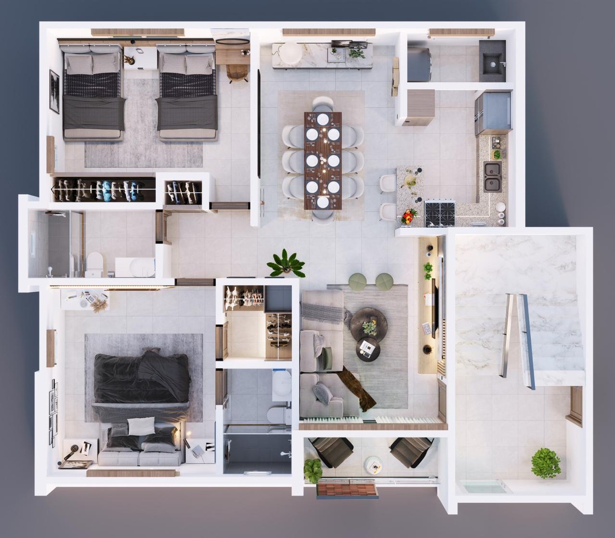 apartamentos - Nuevo Proyecto Habitacional en Corona plaza  4