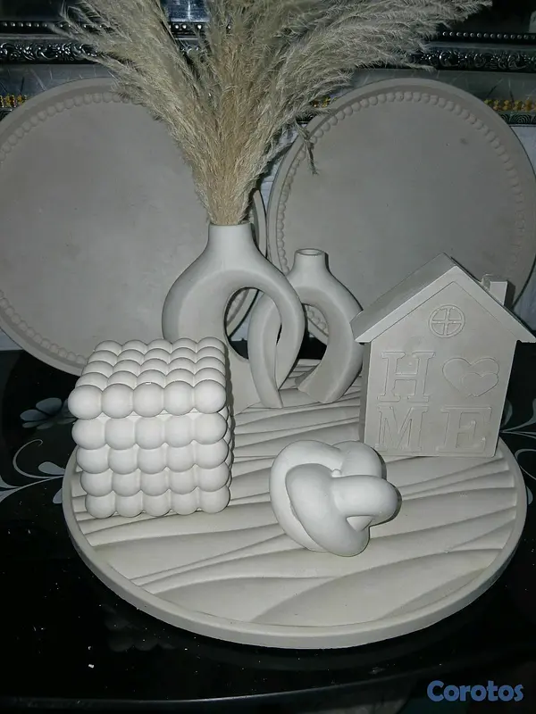 decoración y accesorios - piezas en yeso para pintar  7