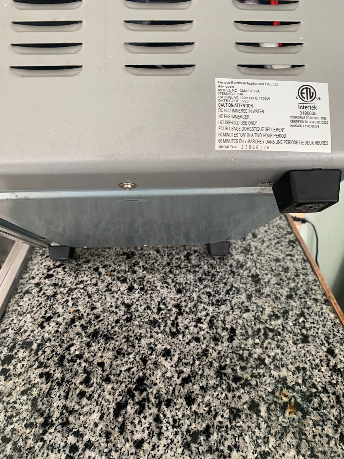 electrodomesticos - horno y freidora al aire marca cusimax
24qt,9 opciones,funciona con eléctricidad 6