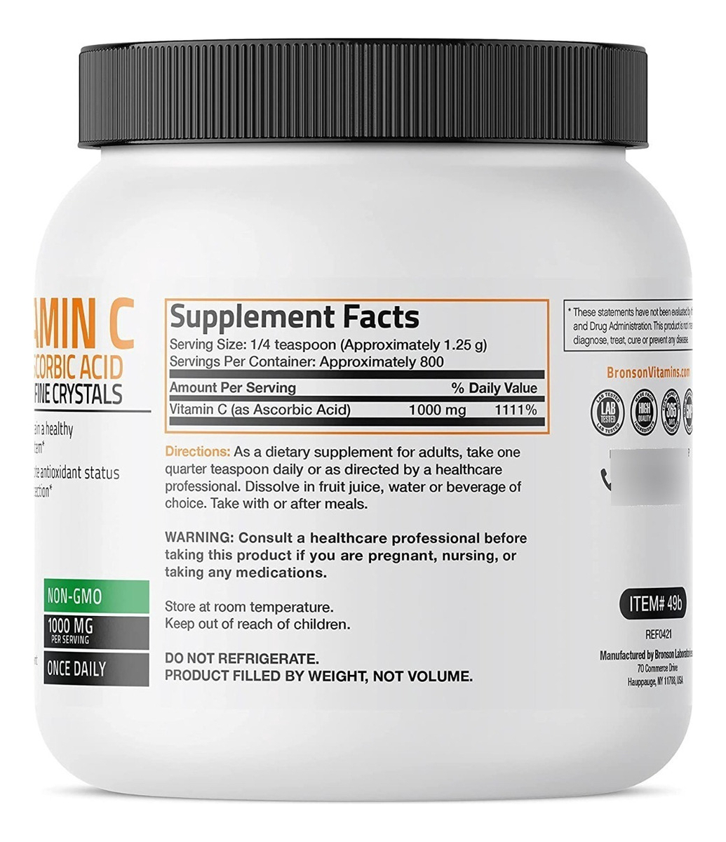 Salud y Equipamiento Médico - Vitamina C En Polvo Absorcion Acido Soluble 1000 Mg 1 Kg 3
