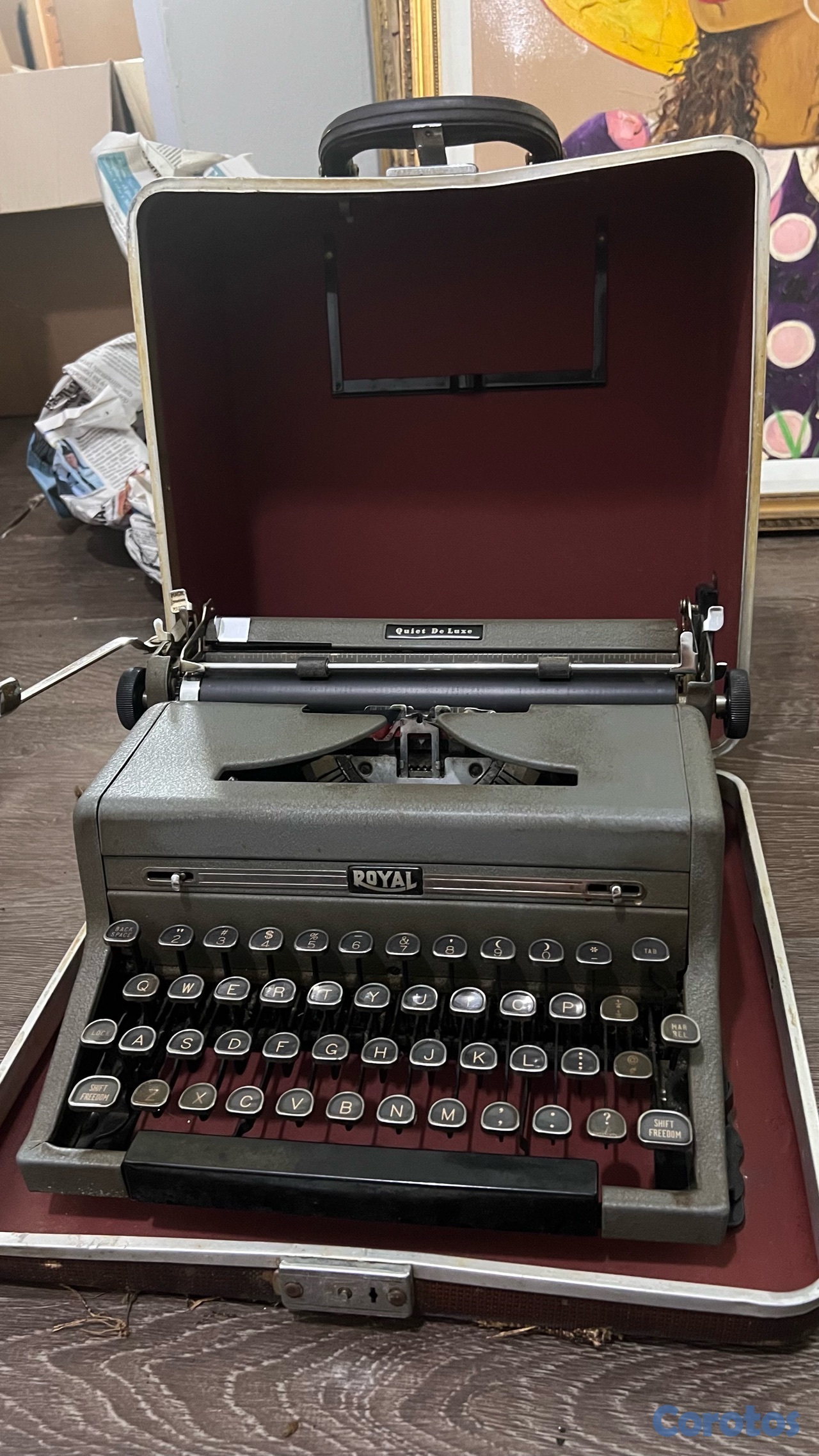 arte y antigüedades - Máquina de escribir antigua! funcional! 4