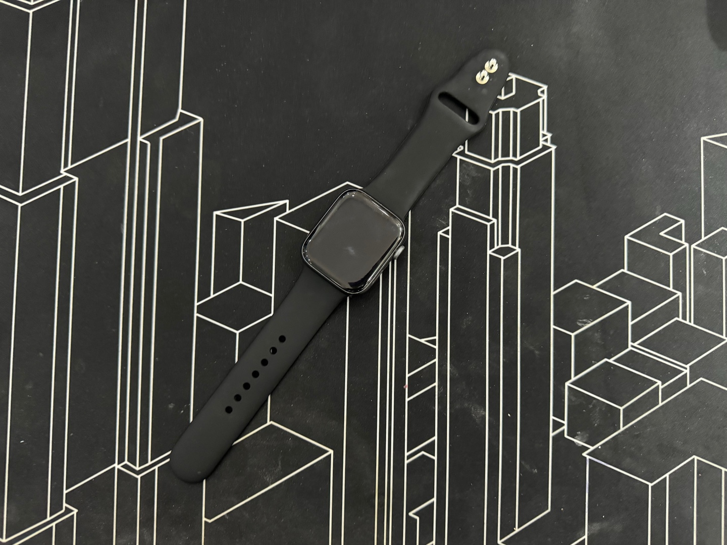 otros electronicos - Apple Watch Series 4 44mm GPS Midnight Usado GarantÍa, RD$ 12,500 NEG