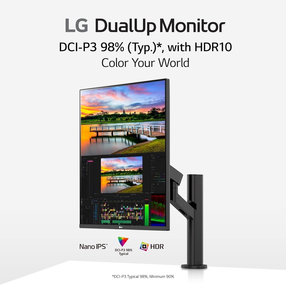computadoras y laptops - Monitor LG 28MQ780-B 28 pulgadas SDQHD 2560x2880 Nano IPS DualUp Monitor