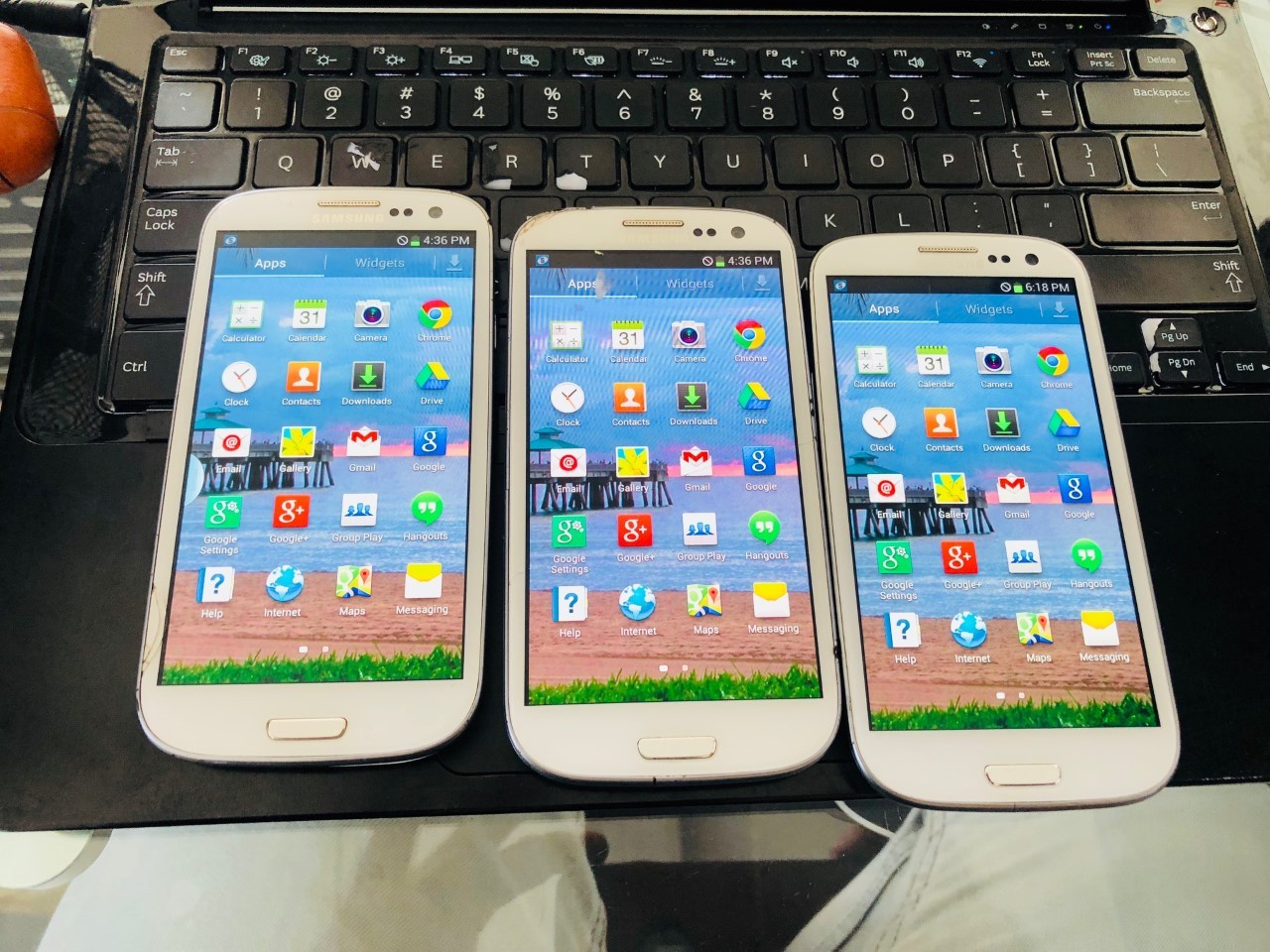 celulares y tabletas - SAMSUNG GALAXY S3 BLANCO 16GB CDMA PANTALLA LEER ANUNCIO