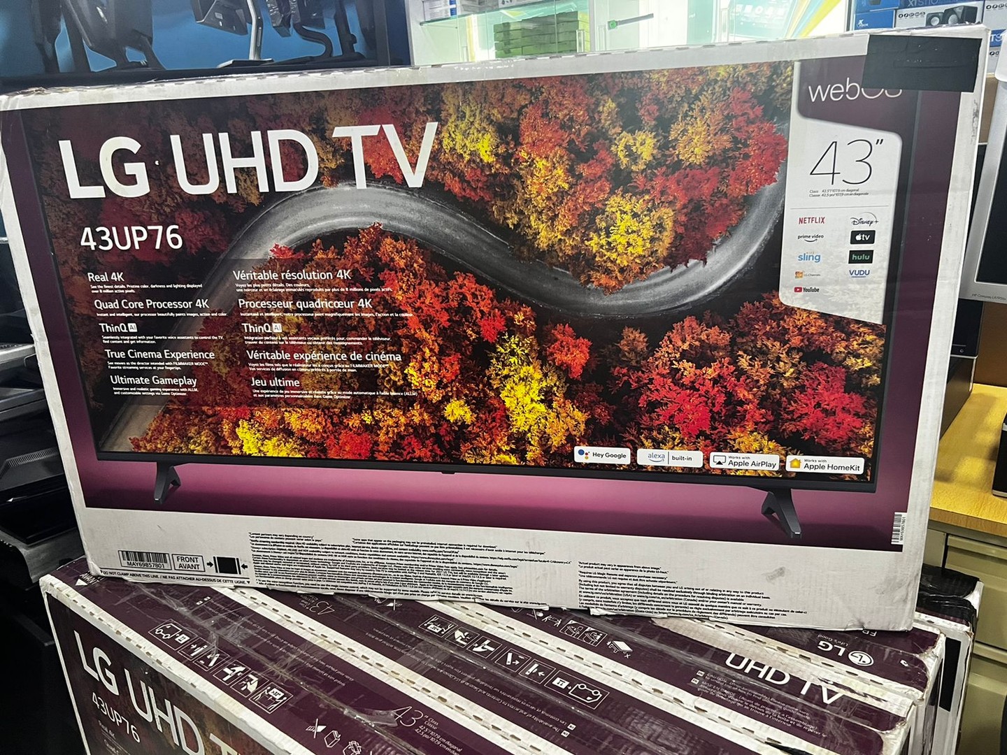 tv - Televisor Smart Tv LG de 43 pulgadas UHD 4K Serie 43UP76 1