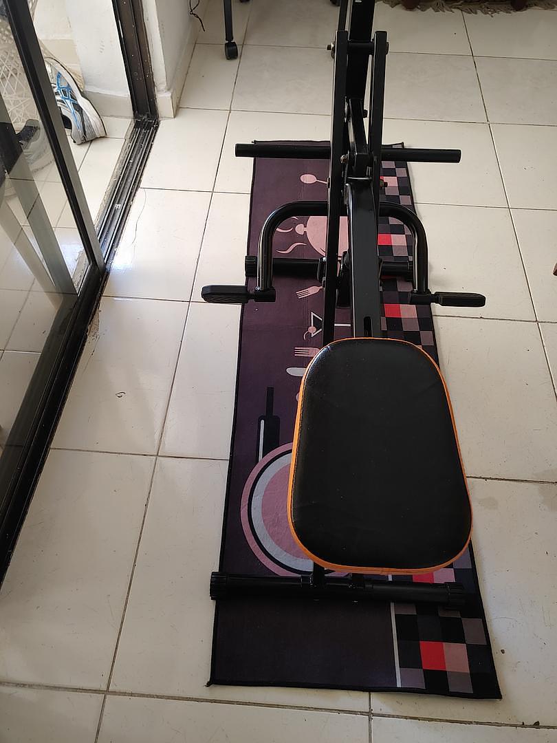 deportes - Maquina de ejercicios Total Chrounch,en excelentes condiciones. Todo como nueva 6