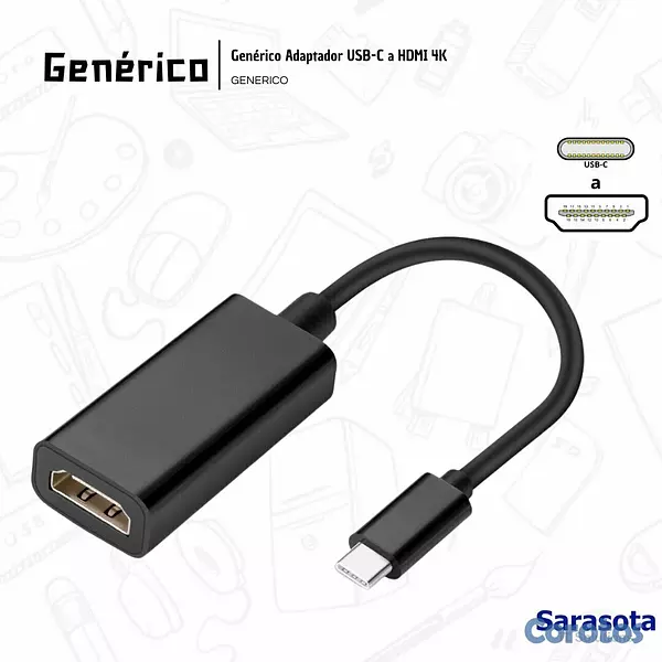 accesorios para electronica - Genérico Adaptador USB-C a HDMI 2