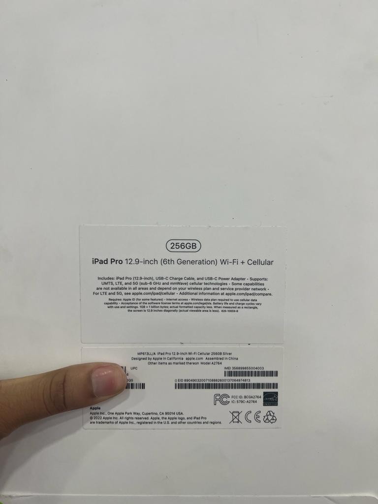 celulares y tabletas - iPad Pro Chip M2 12.9 Pulgadas 256gb Sellada 1
