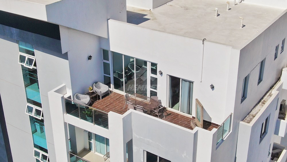 apartamentos - TORRE AMUEBLADA TERRAZA CERROS GURABO STGO.  8