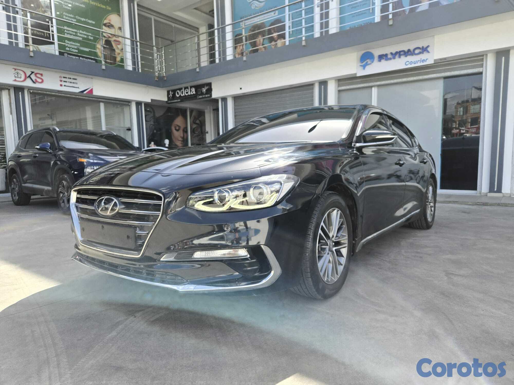 carros - HYUNDAI GRANDEUR 2018 NEGRO 2