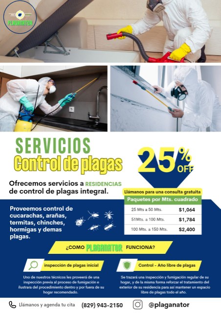 servicios profesionales - Fumigamos hogares y oficinas en Santo Domingo 1