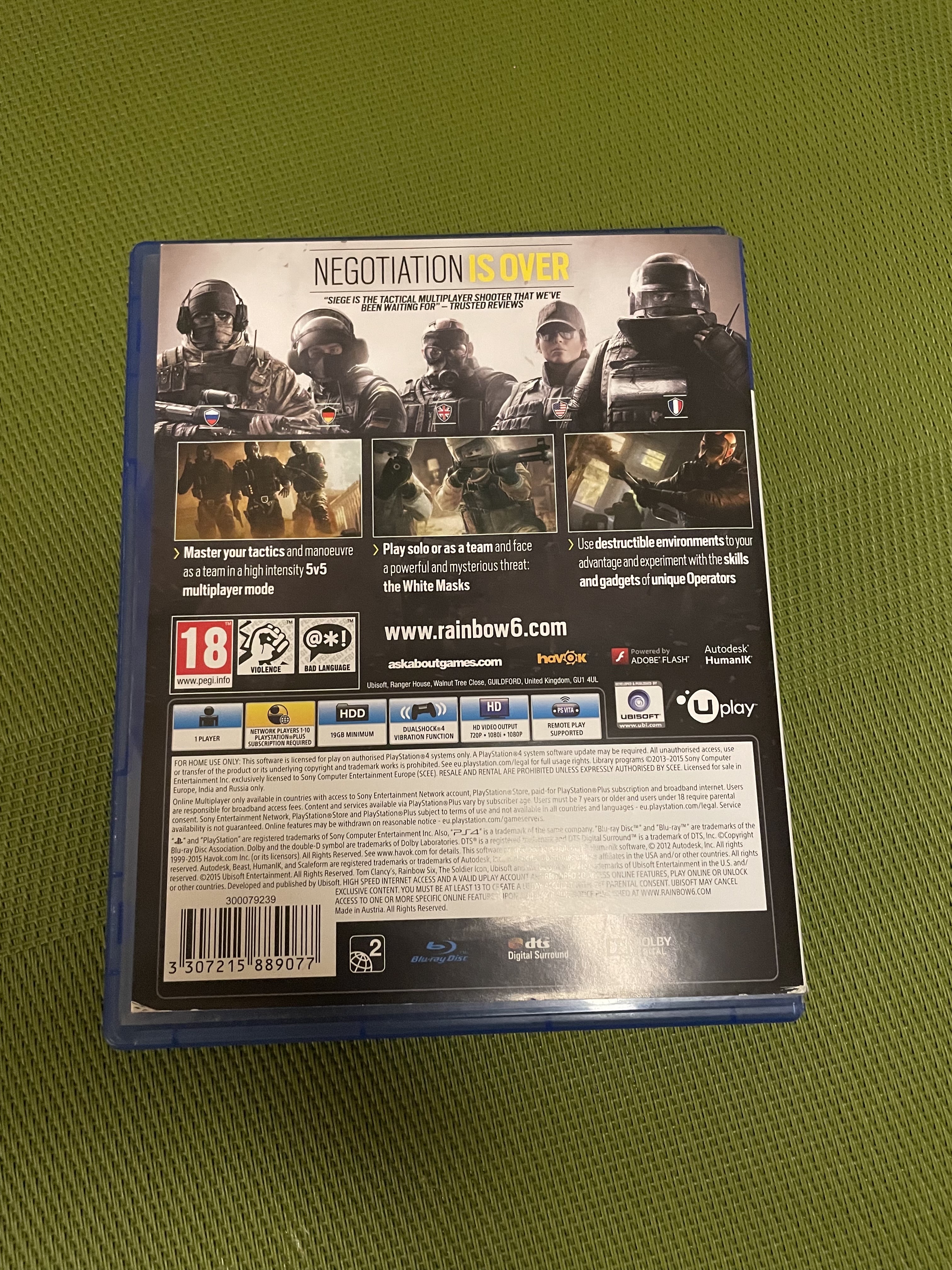 consolas y videojuegos - Rainbow six siege playstation 4 1