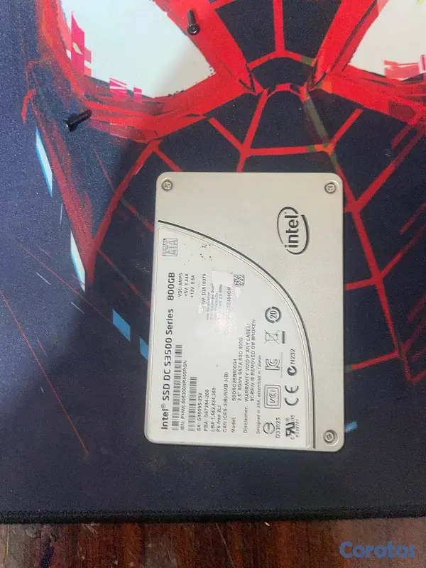 computadoras y laptops - disco duro Intel de 800gb Ssd con carcasa impresa en 3D  2