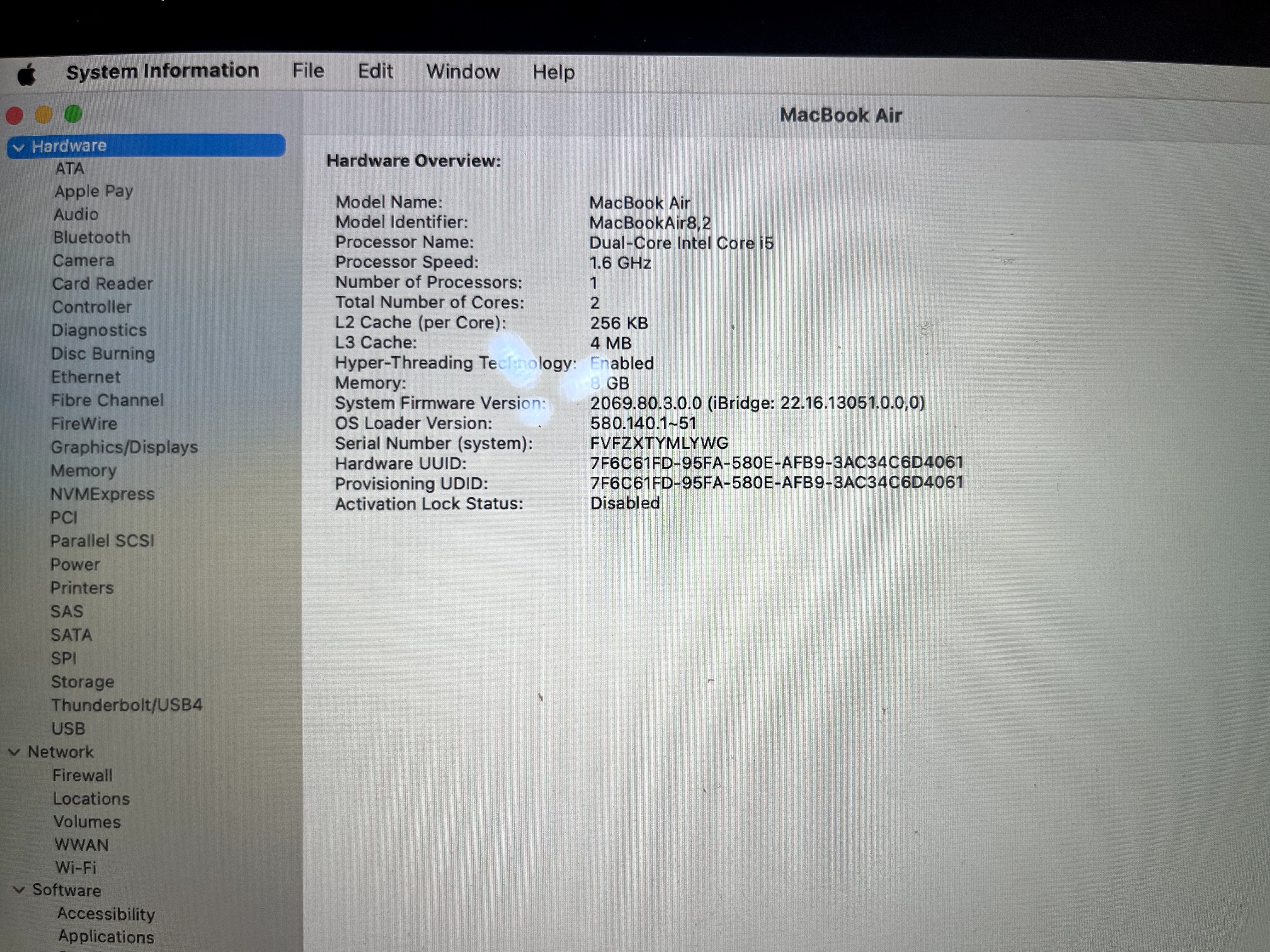 computadoras y laptops - 2019 Macbook Air 13 inches 8G-Ram, 128G SSD. 1