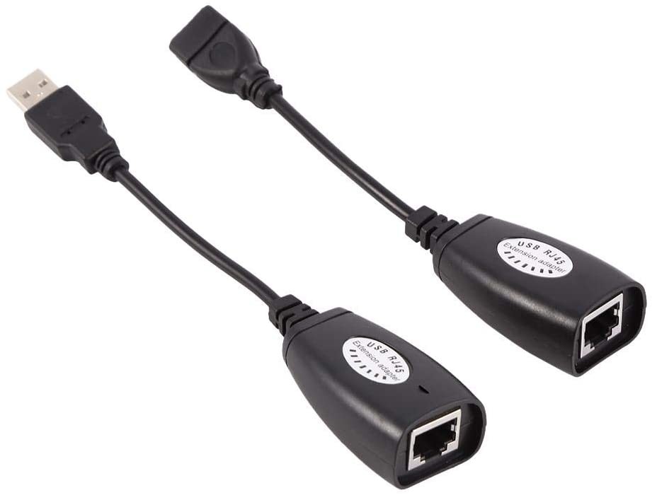 otros electronicos - Adaptador de extensión USB 2.0 a RJ45 maximo 150FT largo.