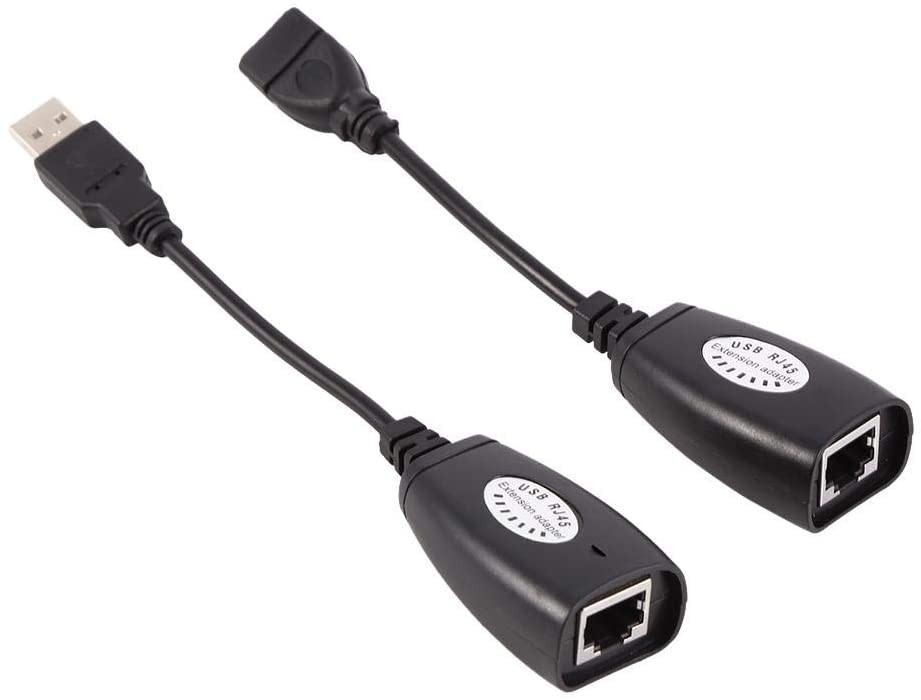 accesorios para electronica - Adaptador de extensión USB 2.0 a RJ45 maximo 150FT largo. 0