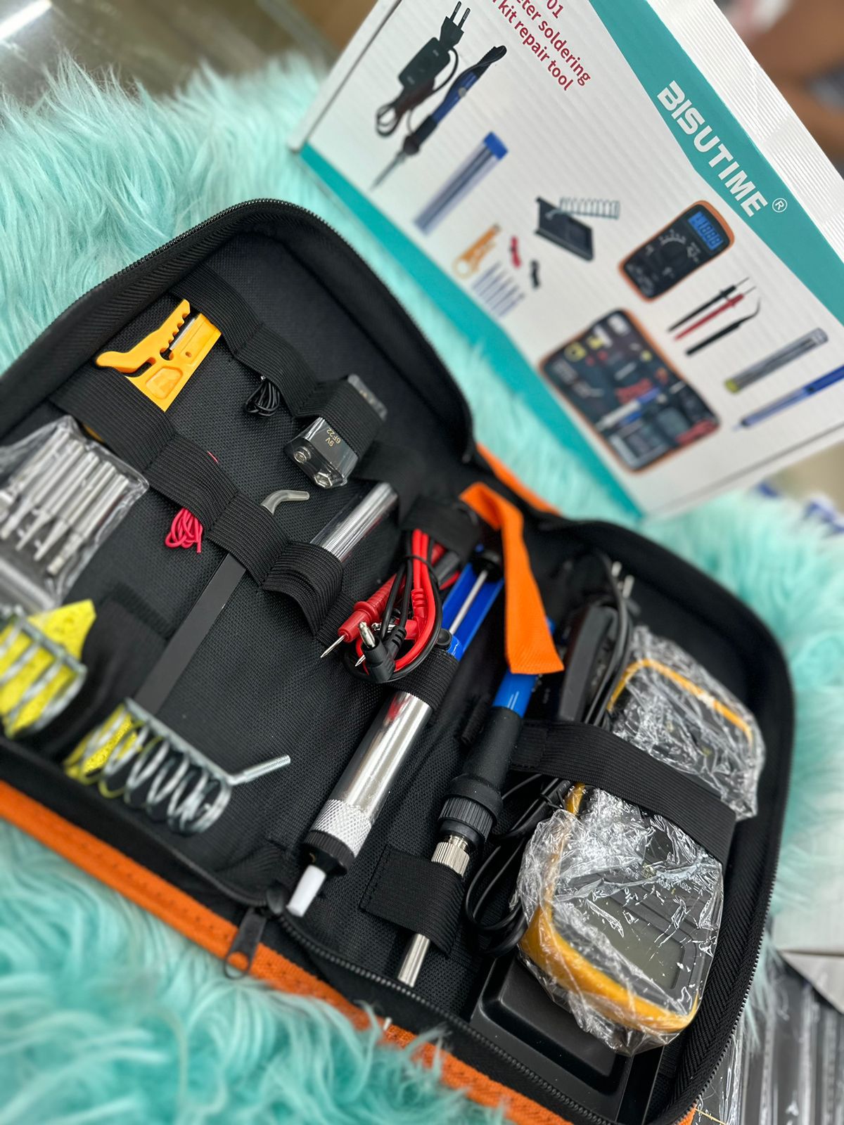 accesorios para electronica - kit de soldadura más teste