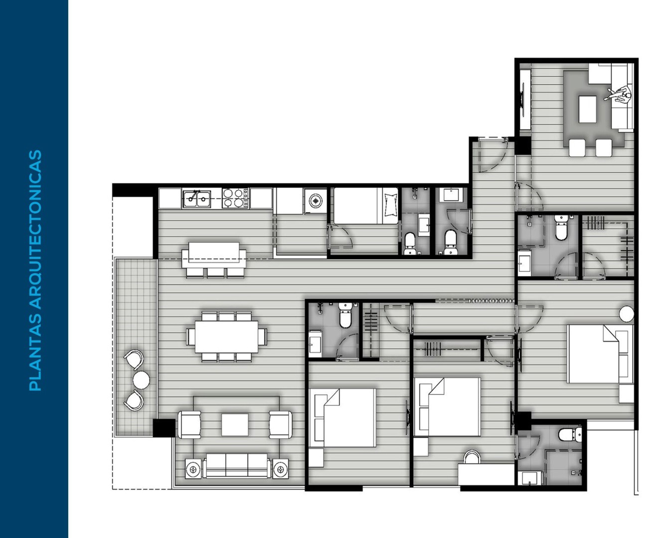 apartamentos - Proyecto de apartamento en venta en Bella Vista  5
