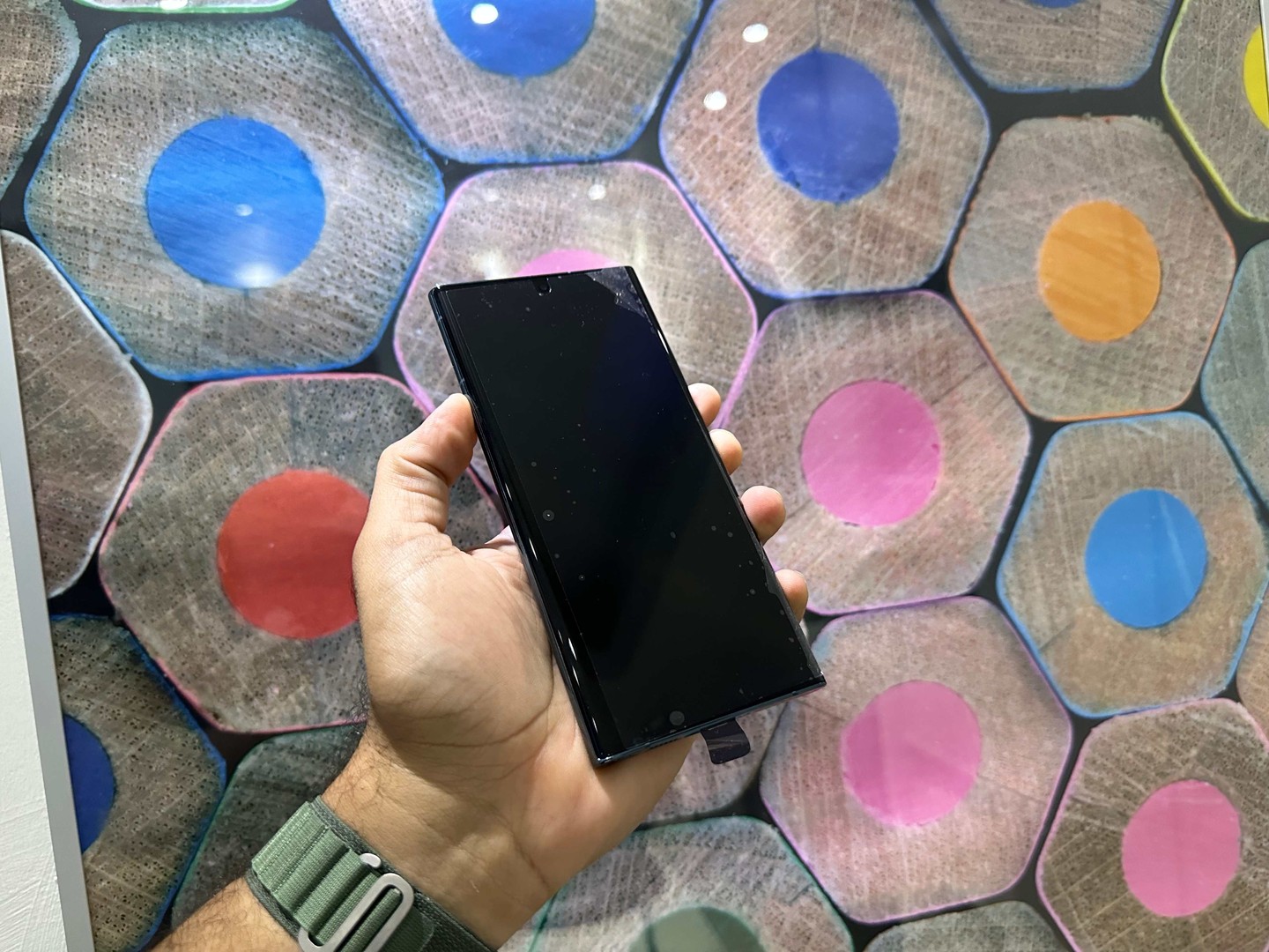 celulares y tabletas - Vendo Samsung Galaxy S22 ULTRA 128GB Green Nuevos, Desbloqueados, RD$ 42,500 NEG 2