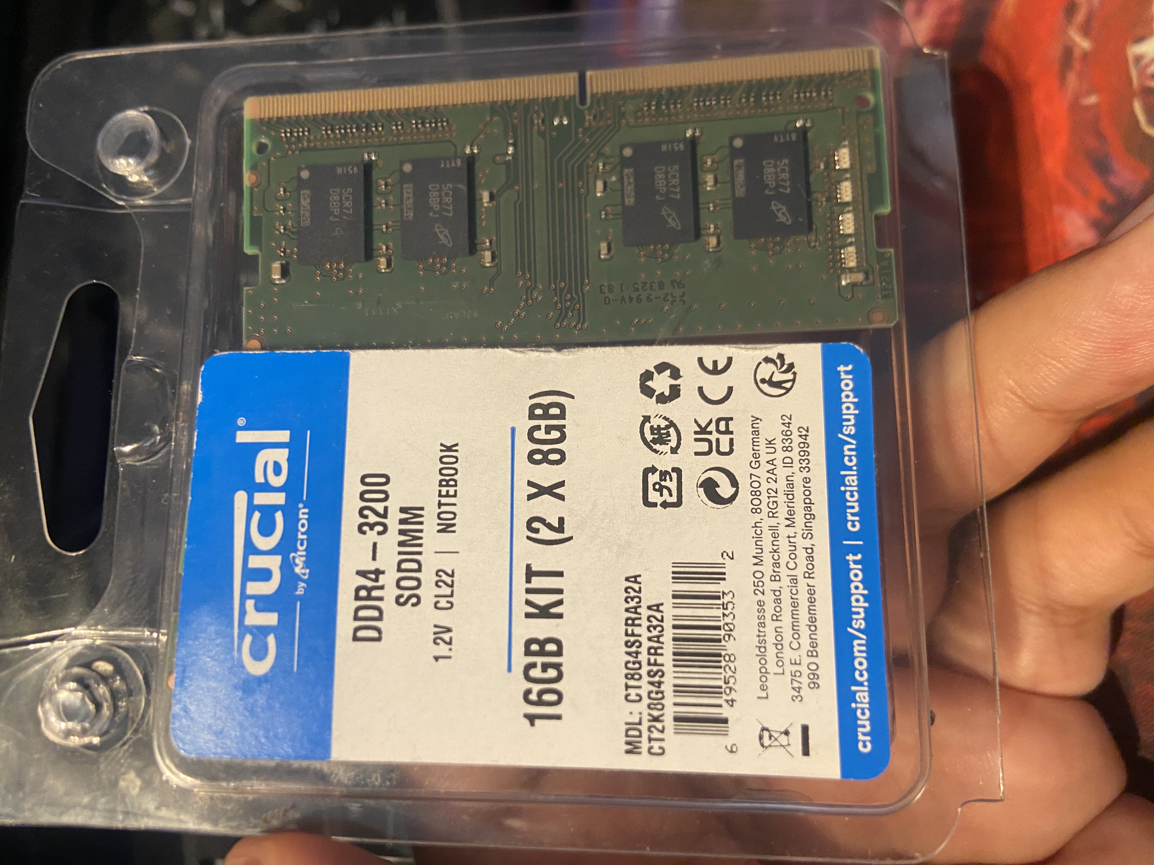 computadoras y laptops - Crucial 16GB DDR4 RAM Kit (2x8GB) 1