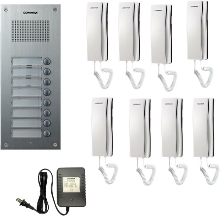 otros electronicos - Intercom de audio Commax 8 aptos.