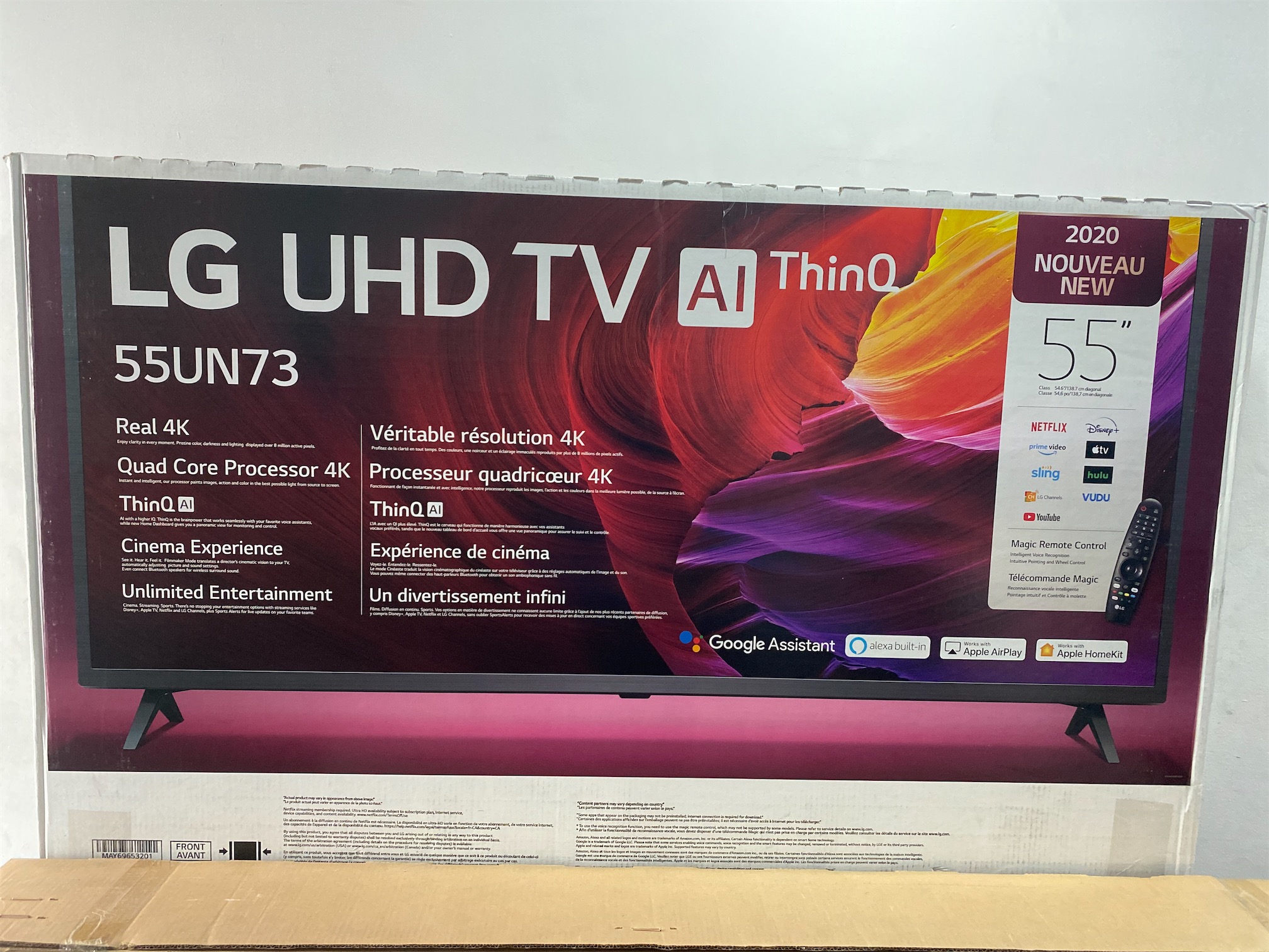 tv - TV LG 55” SMART TV 4K CONTROL MAGICO 55UN73