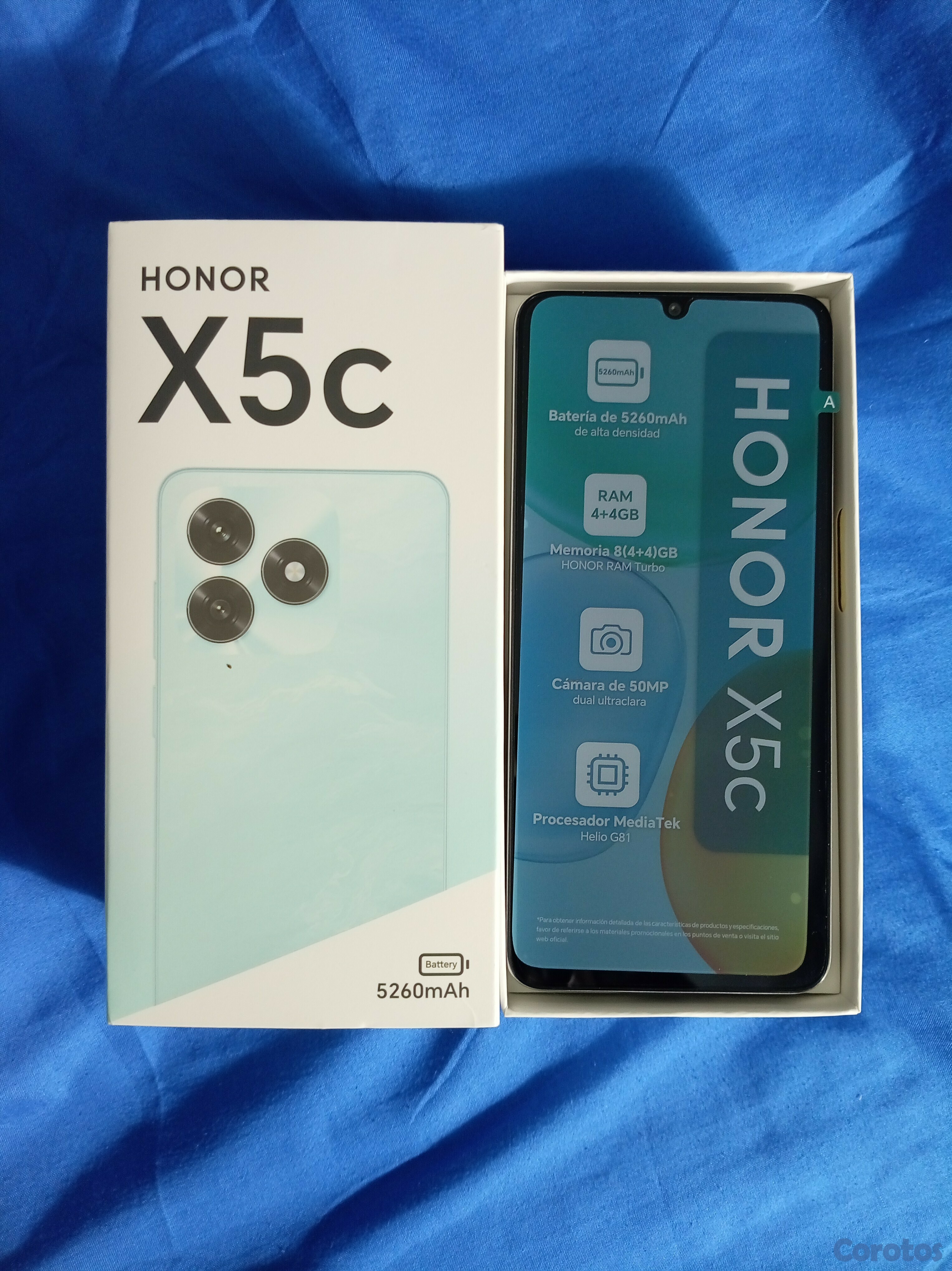 celulares y tabletas - celular nuevo en su caja Honor X5c sin cargador 1